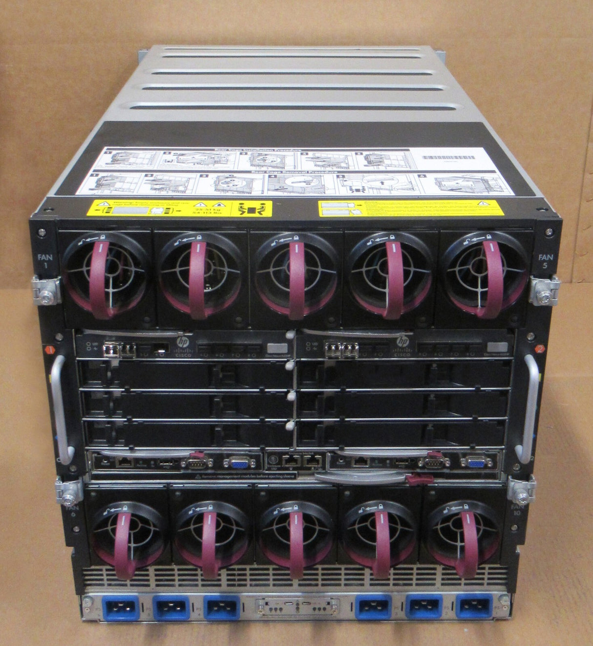 HP BladeSystem BLC7000 G3 4x BL460C Gen8 1x BL460C Gen9 Server Blade 681842-B21