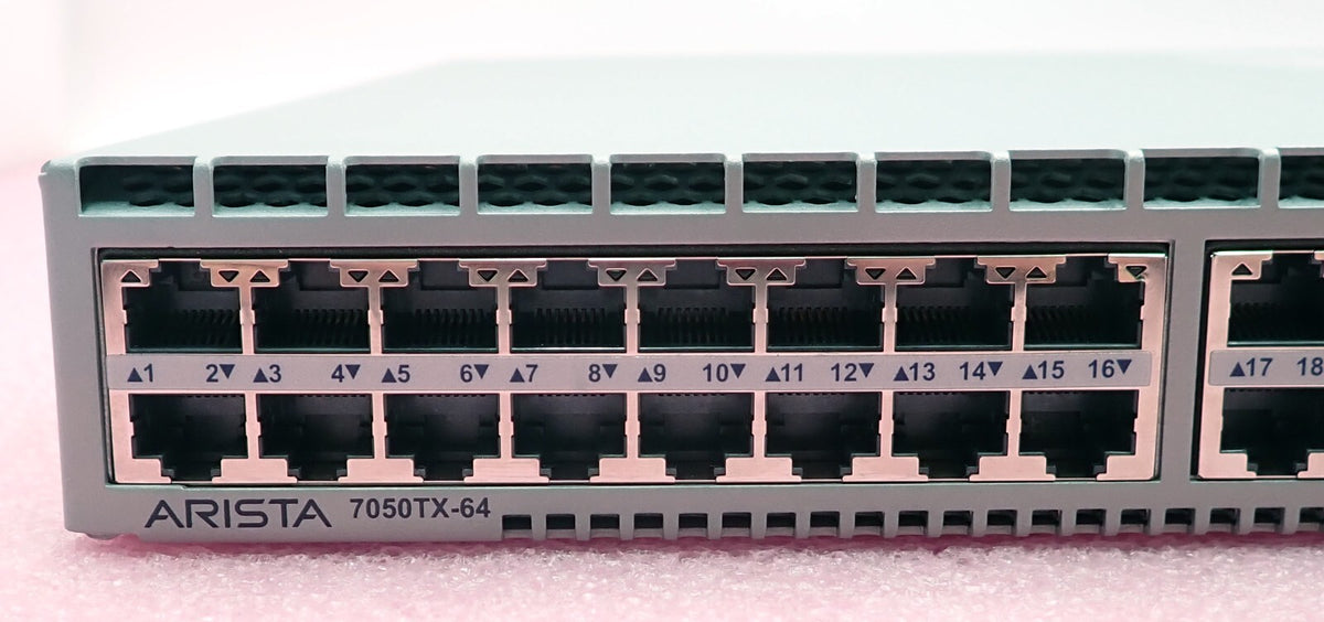 Arista 7050X DCS-7050TX-64-R 48x 1/10GbE RJ45 + 4x 40GbE QSFP+ Switch B2F 2x PSU
