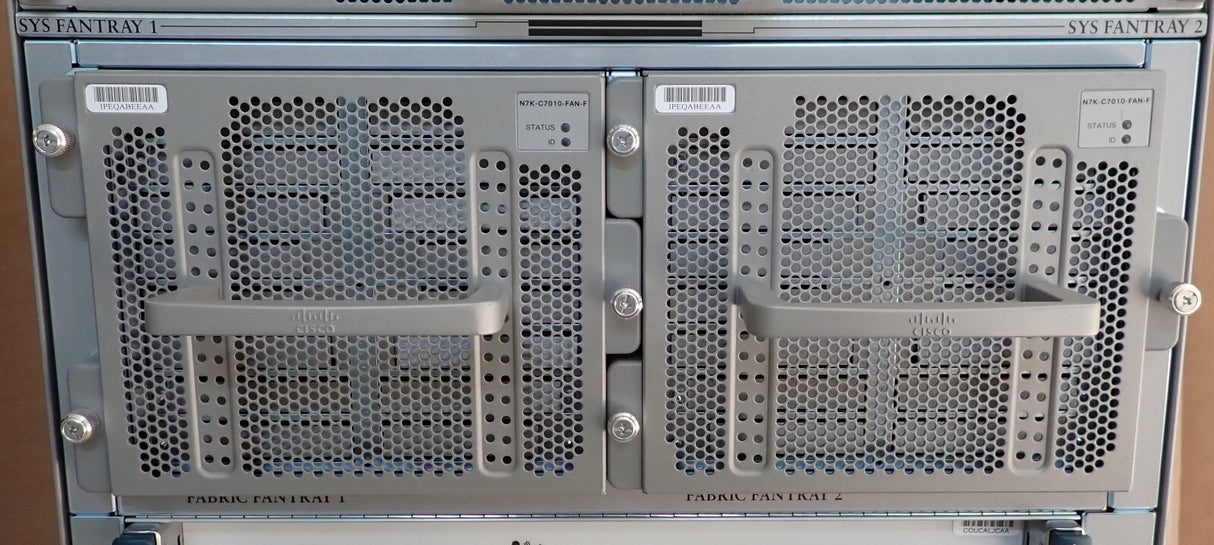 Cisco Nexus N7K-C7010 21U 7000 10-Slot Network Switch Chassis 2x N7K-C7010-FAB-1