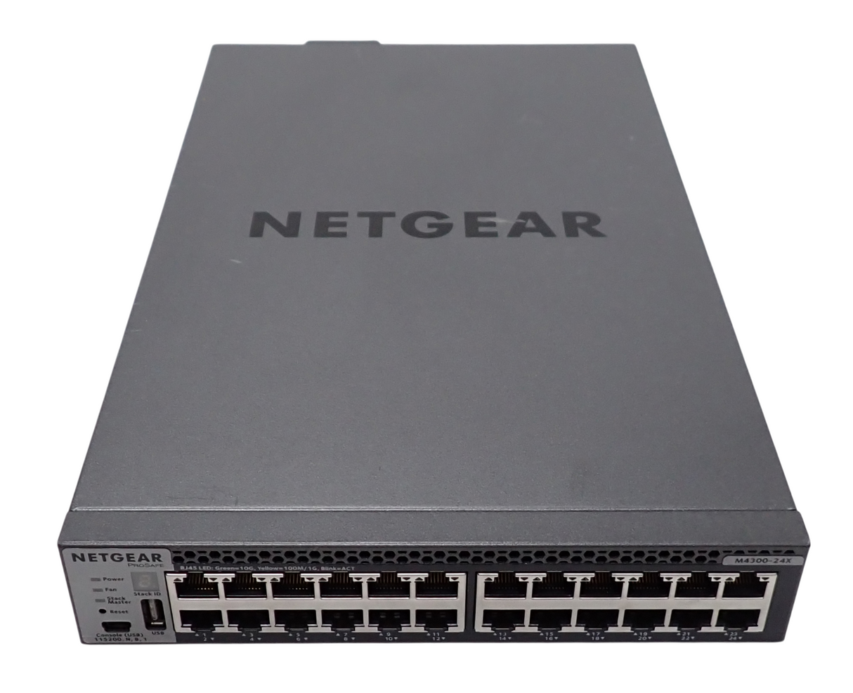 Netgear ProSAFE M4300-24X 24x 1/10GBASE-T + 4x Shared 10G SFP+ Switch XSM4324CS