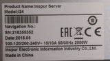 Inspur i24 2U 4-Node Server 8x Silver 4110 256GB RAM 8x SAS/SATA+16 NVMe 100GB