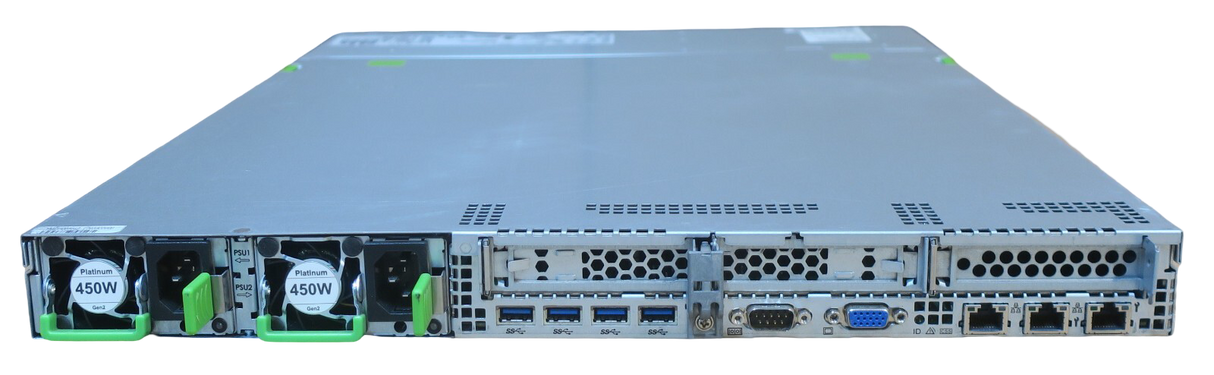 Fujitsu Primergy RX1330 M3 4C E3-1270v6 32GB  2.16TB 1U Rack Short Depth Server