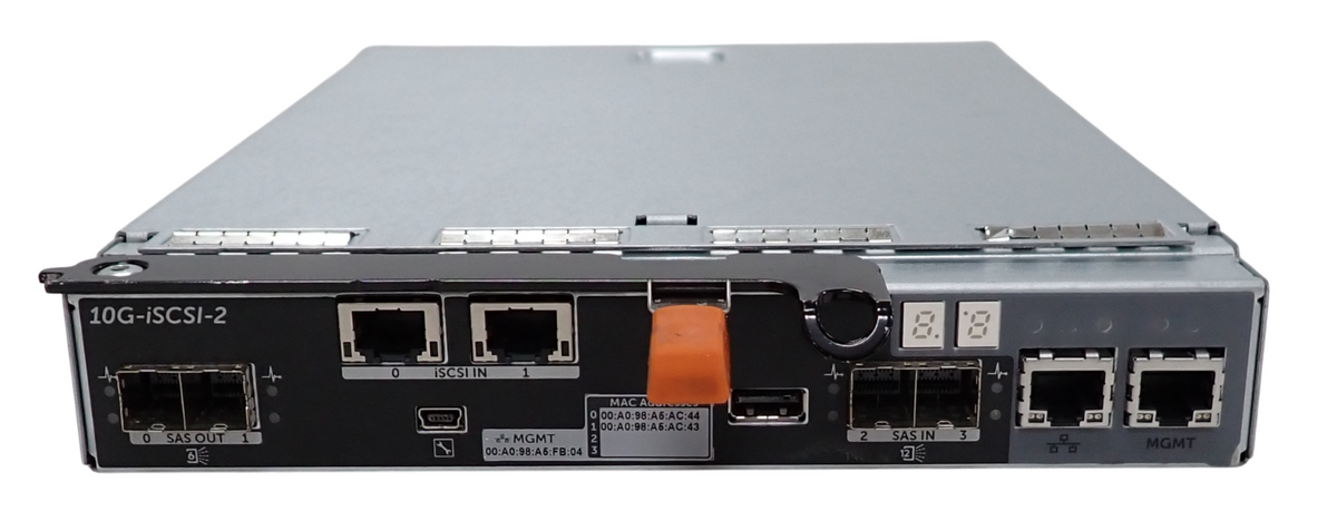 Dell PowerVault MD3820i / MD3800i 10Gb iSCSI Controller Module 10G-iSCSI-2 7YJ34