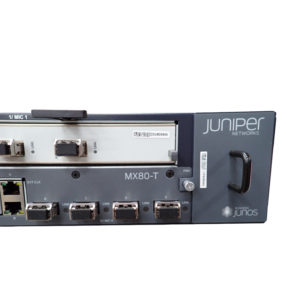 Juniper MX80-T With  1x MIC-3D-2XGE-XFP 1x MS-MIC-16G 2x PSU