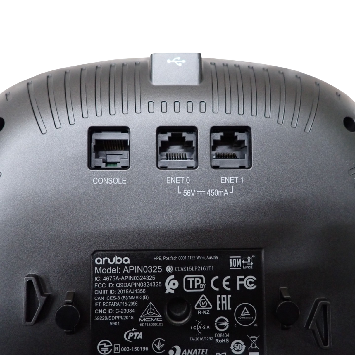 New HPE Aruba AP-325 Dual Radio MU-MIMO 802.11ac Wireless Access Point JW186A