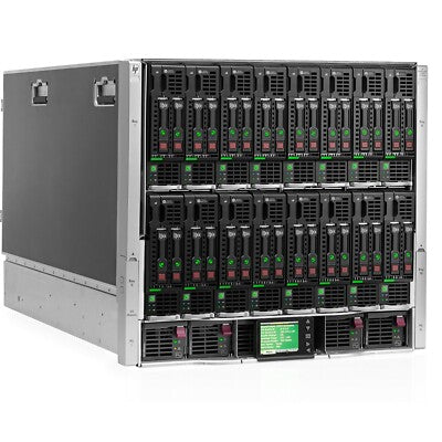 HP C7000 G3 W/ 16x HP BL460c Gen9 W/ 2x 14C E5-2697v3 192GB Ram 2x 146GB 15K HDD