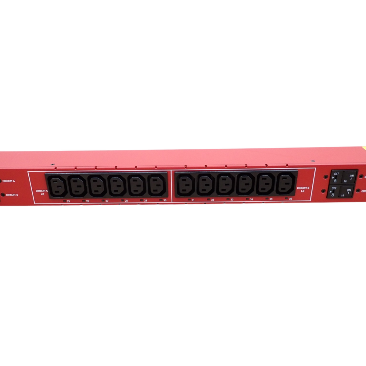 Raritan PX3-5703-V2A6K1 Three-phase 400V 32A 36x C13 0U Metered Switched PDU