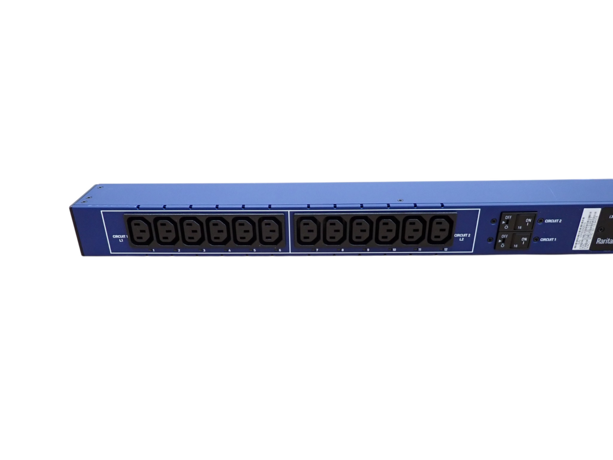 Raritan PX3-5703-V2A6K2 Three-phase 400V 32A 36x C13 0U Metered Switched PDU