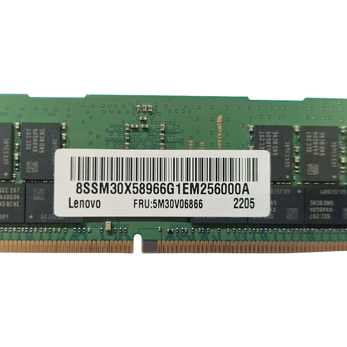 Samsung M393A4K40DB3 Lenovo 32GB 2Rx4 PC4-3200AA ECC RDIMM Memory 5M30V06866