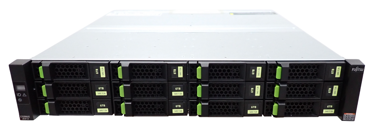 NEW Fujitsu Eternus JX40 S2 12x 6TB LFF HDD Storage Shelf FTS:ETJEBDU +1x IOM12G