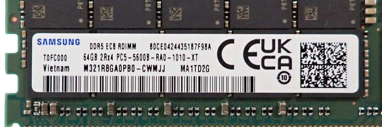 NEW HPE 64GB 2Rx4 PC5-5600B DDR5 ECC RDIMM Server Memory P65255-001 P64707-B21