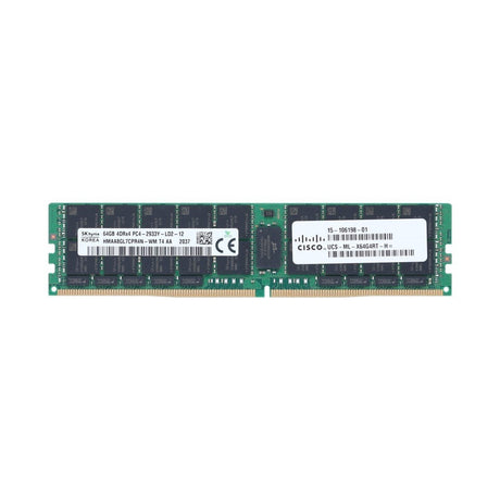Cisco 64GB 4DRx4 PC4-2933Y DDR4-23400 ECC RDIMM Server Memory UCS-ML-X64G4RT-H