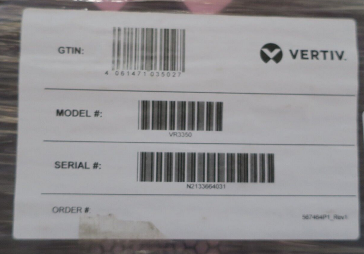 NEW Vertiv Dell VR3350 42U Server 19" Rack Enclosure Black Cabinet 800 x 1200mm