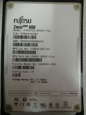 Fujitsu FTS:ETES2HC DX8090 S2 SSD SAS 200G 2.5" 200GB CA07339-E702