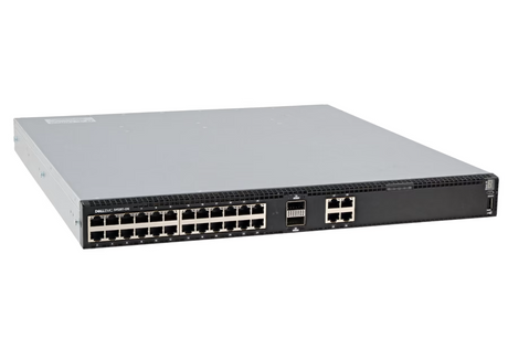 Dell PowerSwitch S4128T-ON 28x 1/10G RJ45 + 2x 100G QSFP28 Switch F2B OS10 Perp