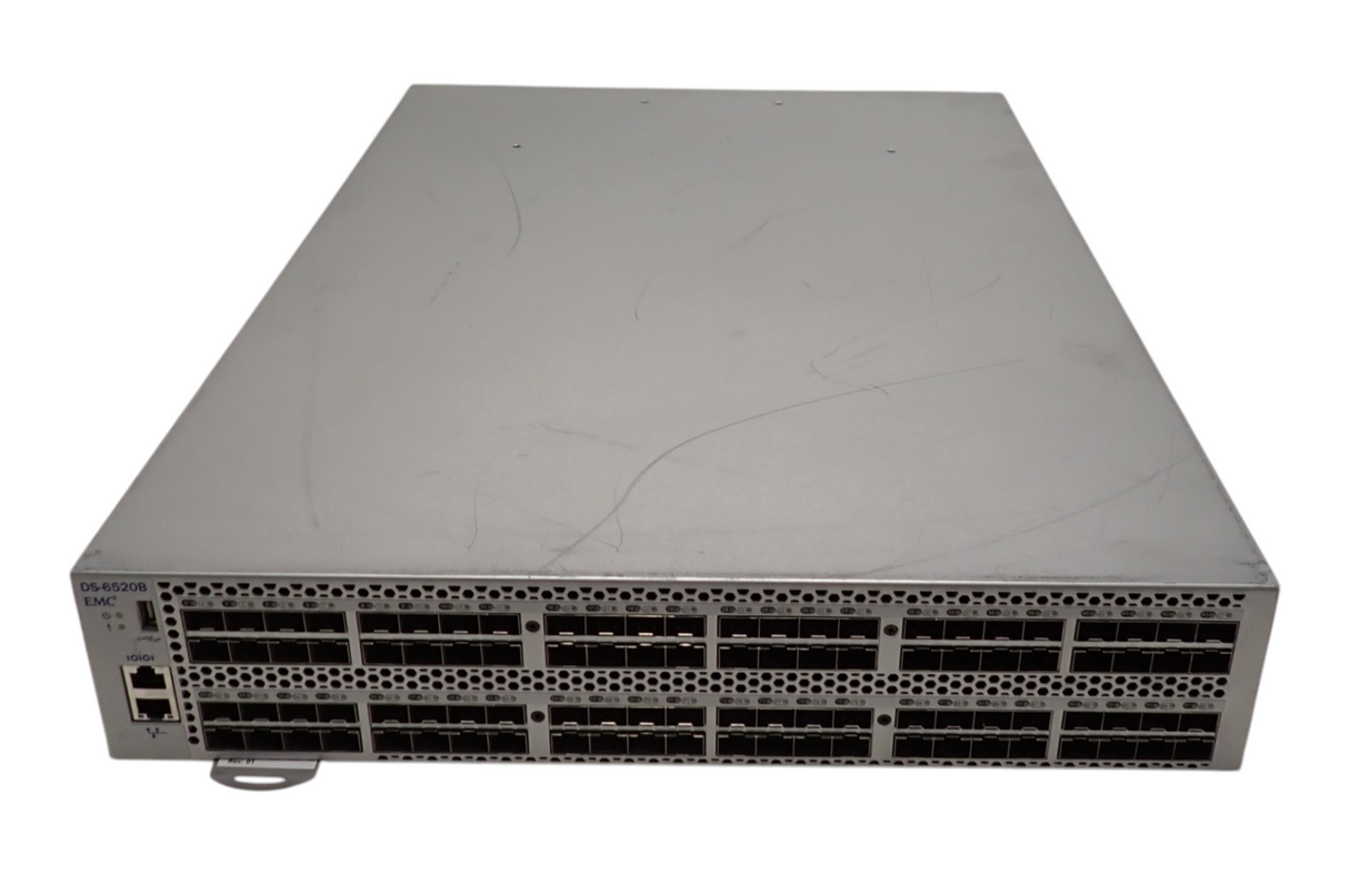 Brocade EMC DS-6520B 96x 16Gb FC Port Switch B2F 72x Active Ports W/ Licences