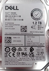 NEW Dell 1.2TB 10K SAS 12Gb/s 512N 2.5" Server Hard Drive HDD G2G54 0G2G54
