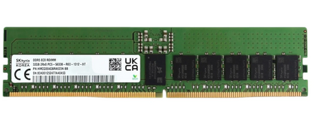 NEW SK Hynix 32GB 2Rx8 PC5-5600B DDR5-44800 EC8 ECC RDIMM Memory HMCG88AGBRA623N