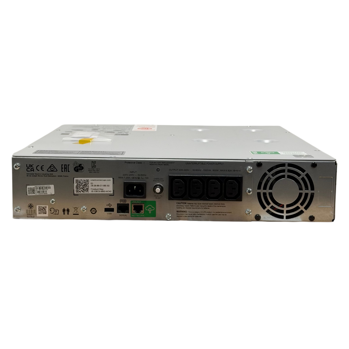 New APC SMC1500I-2UC Smart-UPS C 1500VA LCD RM 2U 230V Smart Connect UPS