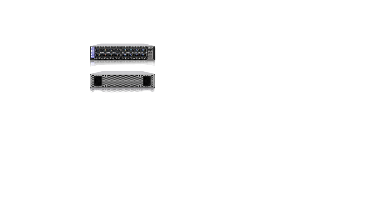 Mellanox SN2100 16x 40GbE QSFP28 P2C 1U Open Ethernet Switch MSN2100-BB2F