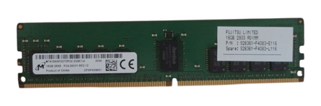 NEW Fujitsu 16GB 2Rx8 PC4-2933Y DDR4 REG ECC Server Memory S26361-F4083-L116
