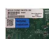 Intel X710-DA2 Dual Port 10GbE SFP+ Converged Network Adapter LP FH X710DA2G1P5