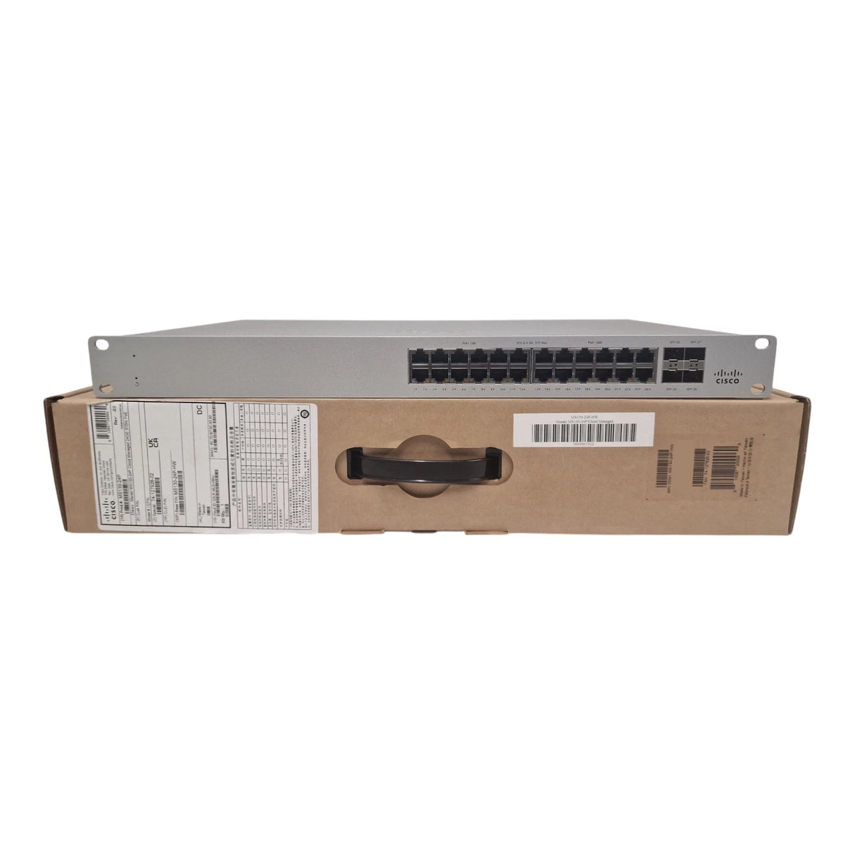 Cisco Meraki MS130-24P-HW 24x 1G PoE+ RJ45 4x 1G SFP L2 Managed Switch UNCLAIMED