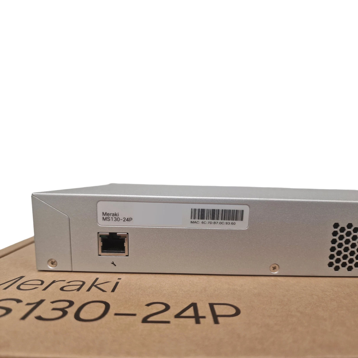 Cisco Meraki MS130-24P-HW 24x 1G PoE+ RJ45 4x 1G SFP L2 Managed Switch UNCLAIMED